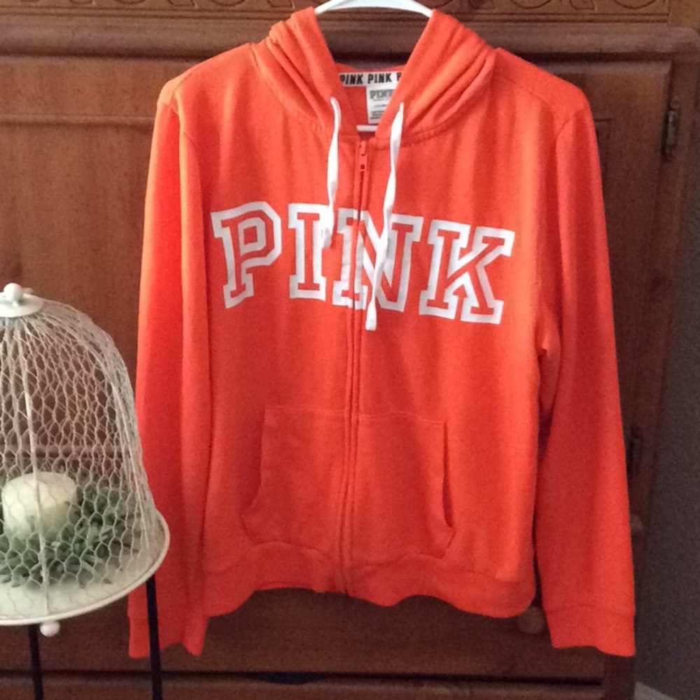 PINK logo hoodie